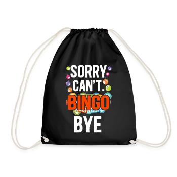 Joueur de bingo désolé ne peut pas bingo bye - Sac de sport léger - noir - Devant