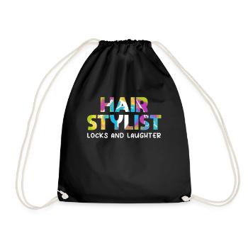 Coiffeur Coiffeur Coiffeur Coiffeur - Sac de sport léger - noir - Devant
