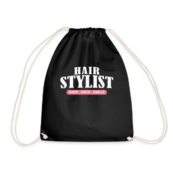 Coiffeur Coiffeur Coiffeur Coiffeur - Sac de sport léger - noir - Devant