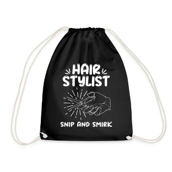 Coiffeur Coiffeur Coiffeur Coiffeur - Sac de sport léger - noir - Devant