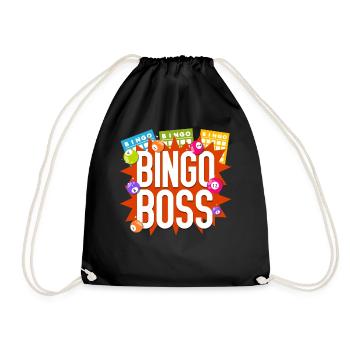 Bingo Player Bingo - Drawstring Bag - black - Front