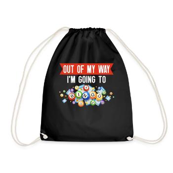 Joueur de bingo hors de mon chemin, je suis - Sac de sport léger - noir - Devant