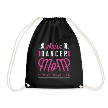 Salsa Dancer Mom The Idol The Myth Salsa Dancing - Drawstring Bag - black - Front