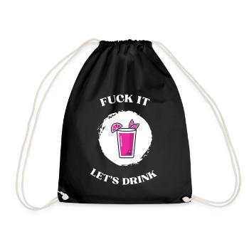ça laisse boire - Sac de sport léger - noir - Devant