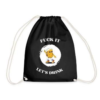 ça laisse boire - Sac de sport léger - noir - Devant