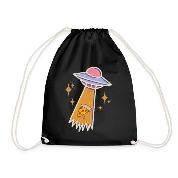 Ufo Pizza - Sac de sport léger - noir - Devant