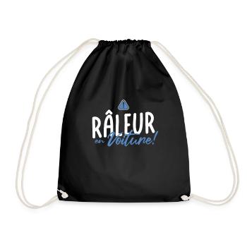 CAR SCRAPER - For those who complain while driving - Drawstring Bag - black - Front
