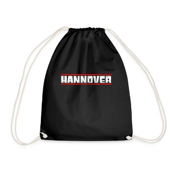 Hanover - Drawstring Bag - black - Front