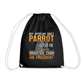 Mon perroquet gris africain est ornithologue gris africain - Sac de sport léger - noir - Devant