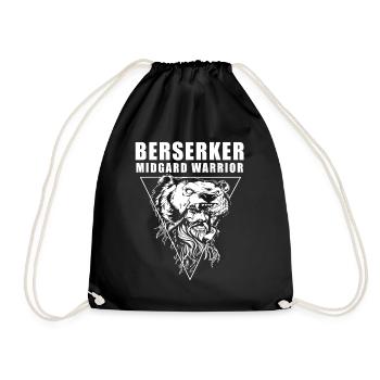 Viking Tshirt Viking Valhalla Valhalla God Odin - Drawstring Bag - black - Front