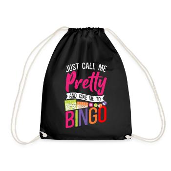 Fille de joueur de bingo Appelez-moi - Sac de sport léger - noir - Devant