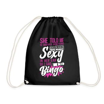 Bingo Player Ironic Sarcastic She - Turnbeutel - Schwarz - Vorne