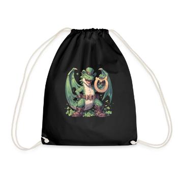 Dragon Fête de la Saint-Patrick Dragon Kids - Sac de sport léger - noir - Devant