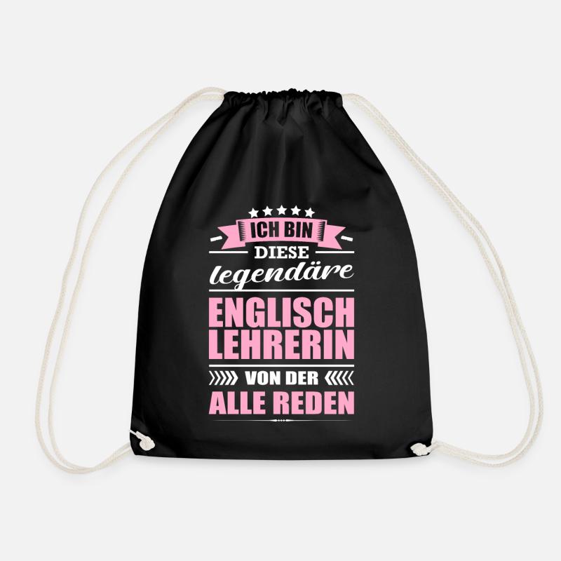 Ich Bin Diese Legendäre Englischlehrerin Lehrerin - Turnbeutel - Schwarz