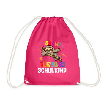 Bääm enfin l’inscription à l’école de paresseux - Sac de sport léger - fuchsia - Devant