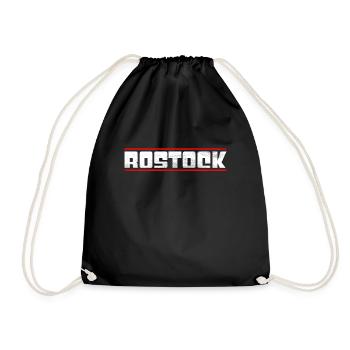 Rostock - Drawstring Bag - black - Front