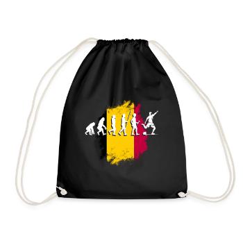 Belgium Belgique Belgie Belgium Brussels Football - Drawstring Bag - black - Front