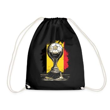 Belgium Belgique Belgie Belgium Brussels Football - Drawstring Bag - black - Front