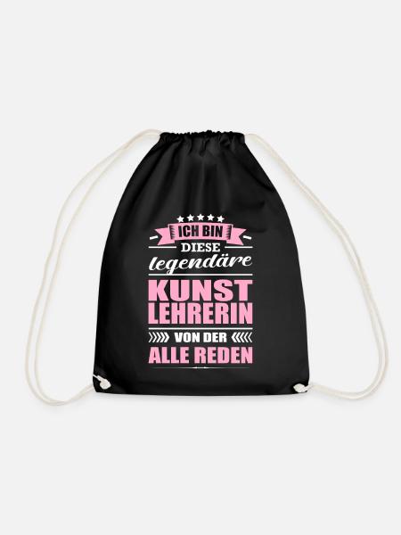 Ich Bin Diese Legendäre Kunstlehrerin Lehrerin - Turnbeutel - Schwarz