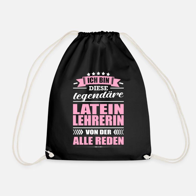 Ich Bin Diese Legendäre Lateinlehrerin Lehrerin - Turnbeutel - Schwarz
