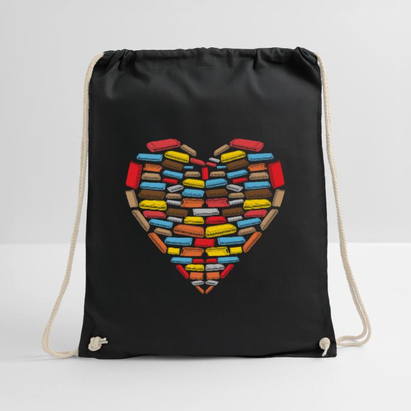 Many Harmonica Instruments Musician Harmonica Play Drawstring Bag