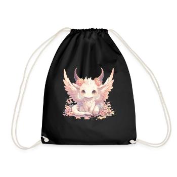 Ailes de dinde Dragon Thanksgiving Dragon Kids - Sac de sport léger - noir - Devant