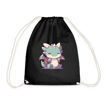 Dragon Schulranzen Dragon Kids - Turnbeutel - Schwarz - Vorne