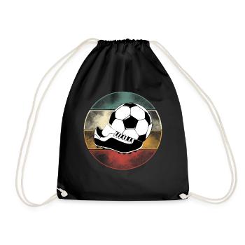 Joueurs de football - Sac de sport léger - noir - Devant