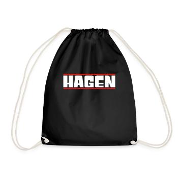 Hagen - Drawstring Bag - black - Front