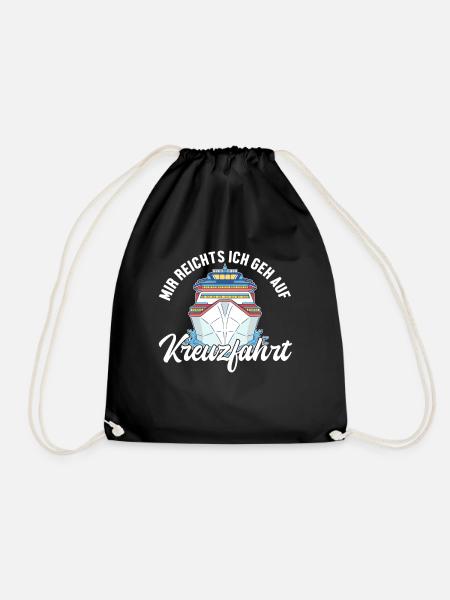 Mir reichts ich geh auf Kreuzfahrt Cruise Vacation - Turnbeutel - Schwarz