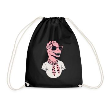 Drôle Dinosaure Maman Cool Dino Femme - Sac de sport léger - noir - Devant