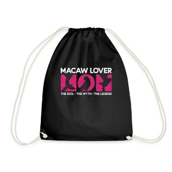Amant Ara Maman L’Idole Le Mythe Le Propriétaire Perroquet - Sac de sport léger - noir - Devant