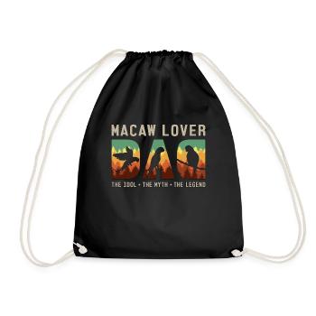 Amant Ara Papa L’idole Le mythe Le propriétaire du perroquet - Sac de sport léger - noir - Devant