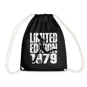 Limited Edition 1979 Limited Edition Football - Drawstring Bag - black - Front