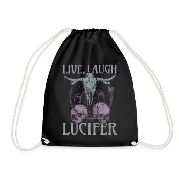 Live Love Luzifer Goth Festival Death Metal - Turnbeutel - Schwarz - Vorne