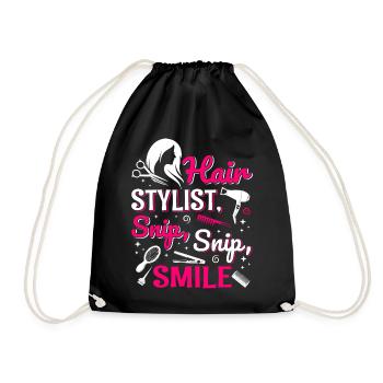 Coiffeur Coiffeur Coiffeur Coiffeur - Sac de sport léger - noir - Devant