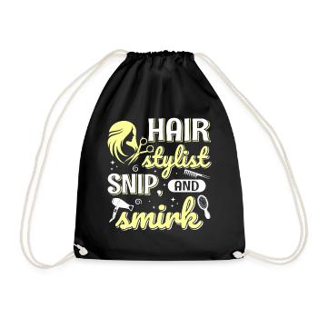 Coiffeur Coiffeur Coiffeur Coiffeur - Sac de sport léger - noir - Devant
