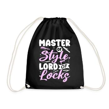 Coiffeur Coiffeur Coiffeur Coiffeur - Sac de sport léger - noir - Devant
