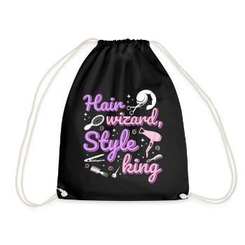 Coiffeur Coiffeur Coiffeur Coiffeur - Sac de sport léger - noir - Devant