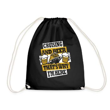 Croisière Et Bière, c’est pourquoi je suis ici Croisière - Sac de sport léger - noir - Devant