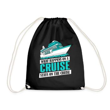 Que se passe-t-il en croisière Séjours en croisière Croisière - Sac de sport léger - noir - Devant