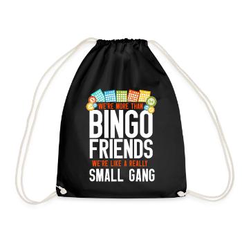 Bingo Player Friends Besties - Turnbeutel - Schwarz - Vorne