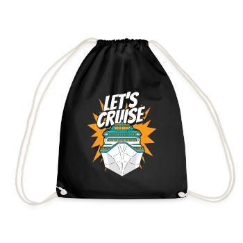 Let’s Cruise Croisière Croisière Croisière de l’équipage - Sac de sport léger - noir - Devant