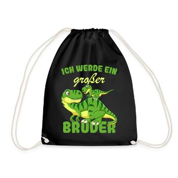 Annonce de la prochaine génération | Je vais être un grand frère en 2025 - Sac de sport léger - noir - Devant