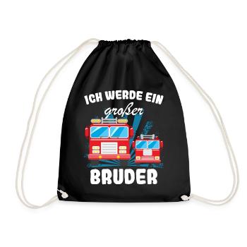 Annonce de la prochaine génération | Je vais être un grand frère en 2025 - Sac de sport léger - noir - Devant