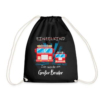 Annonce de la prochaine génération | Je vais être un grand frère en 2025 - Sac de sport léger - noir - Devant