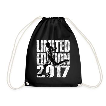 Limited Edition 2017 Limited Edition Fußball - Turnbeutel - Schwarz - Vorne