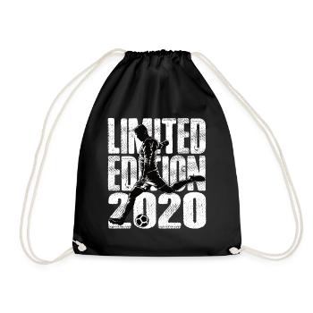 Limited Edition 2020 Limited Edition Fußball - Turnbeutel - Schwarz - Vorne
