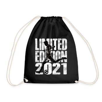 Limited Edition 2021 Limited Edition Fußball - Turnbeutel - Schwarz - Vorne