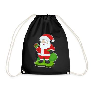Forfait Noël Père Noël - Sac de sport léger - noir - Devant